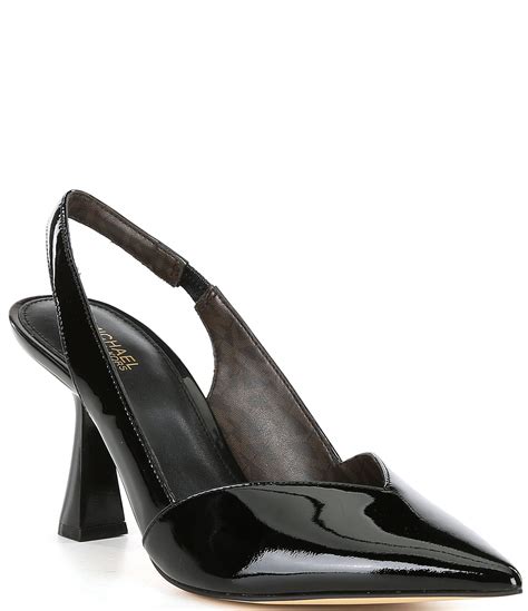 Michael Kors Chelsea Patent Leather Slingback Pumps 